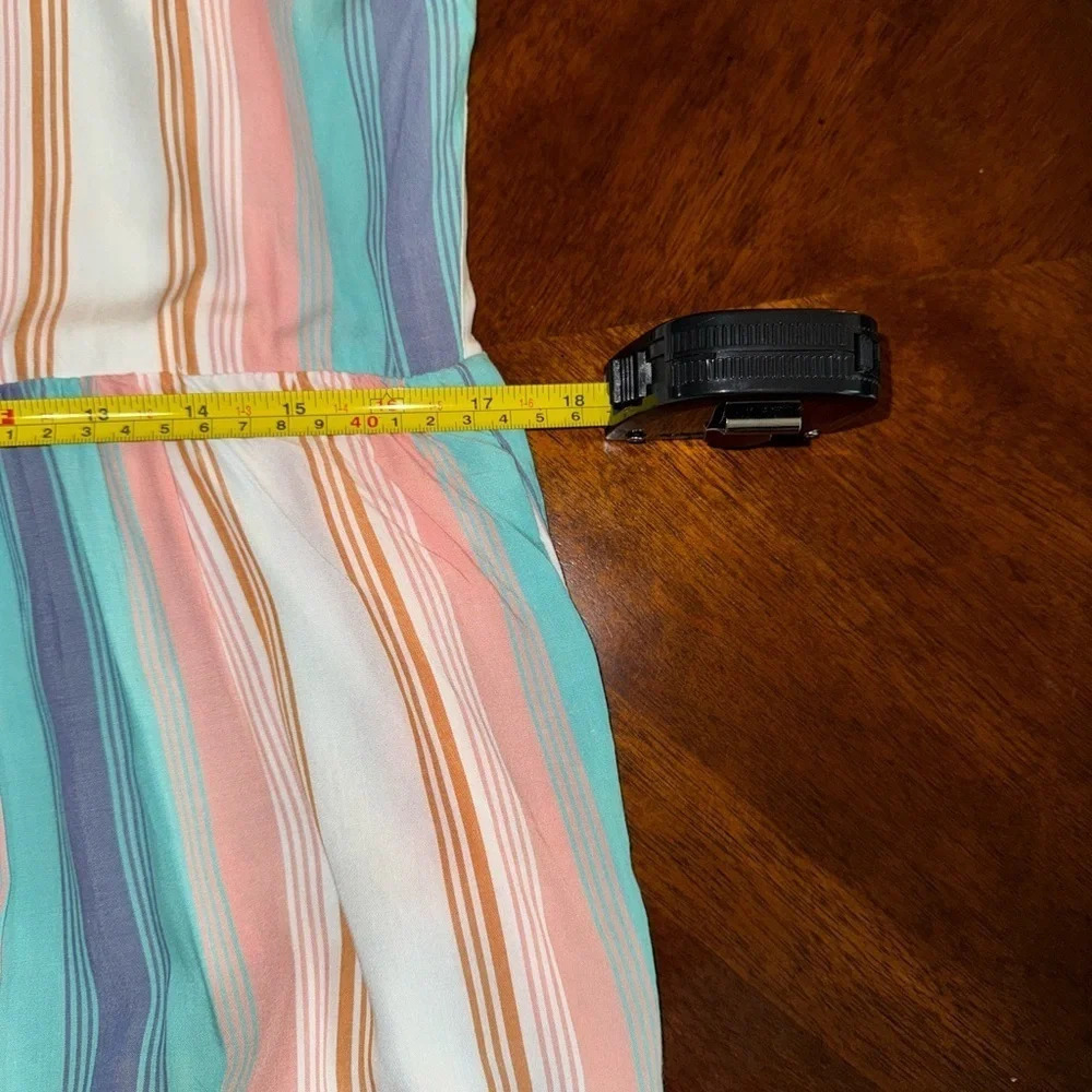 Matilda Jane Women's Let's Go Together Sunset Season Striped Maxi Size M - Picture 5 of 9